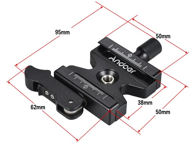 [Andoer] 삼각대 퀵릴리스 클람프 CL-50LS--4