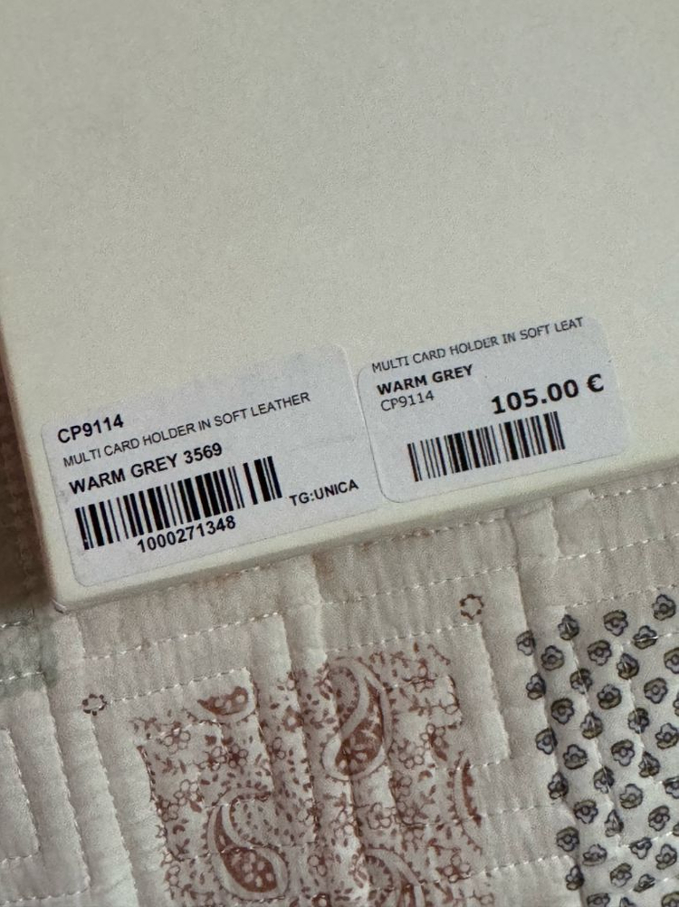 새상품) 커먼프로젝트 카드홀더 가죽 정품--1