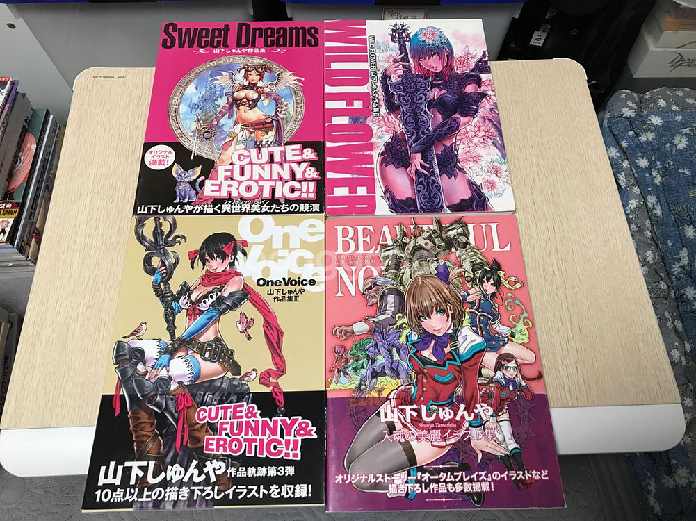 아트북 화집 화보집 원화집 일러스트집 62권 톱을 노려라, 카우보이비밥, 페르소나, 페이트, 히로아카, 낙원추방 등--1