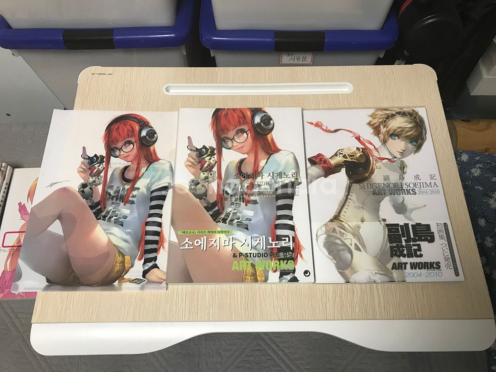 아트북 화집 화보집 원화집 일러스트집 62권 톱을 노려라, 카우보이비밥, 페르소나, 페이트, 히로아카, 낙원추방 등--7