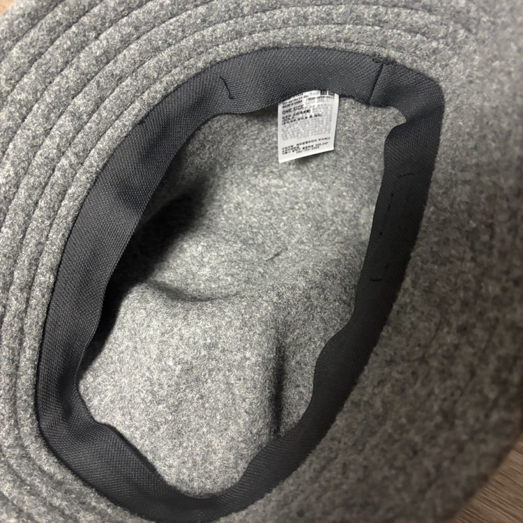 유니클로 벙거지 햇 그레이--2