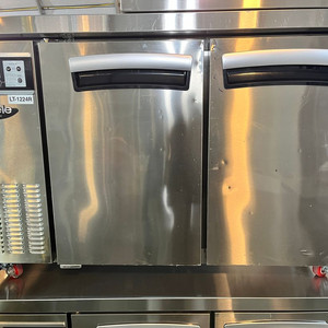 테이블냉장고 1200 간냉식 라셀르 lt-1224r 업소용 카페 냉장2칸 2도어 2문형