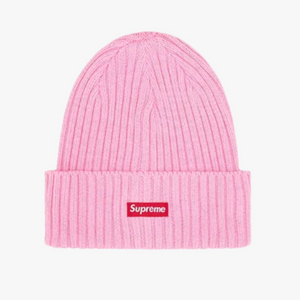 슈프림 오버다이드 비니 핑크