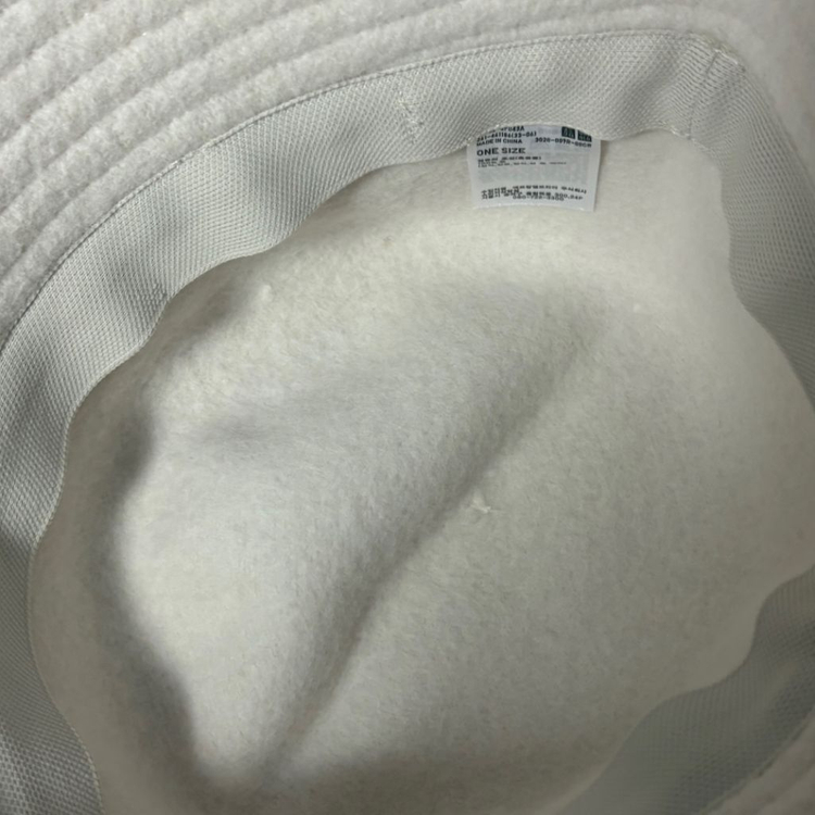 유니클로 벙거지 햇 아이보리--2