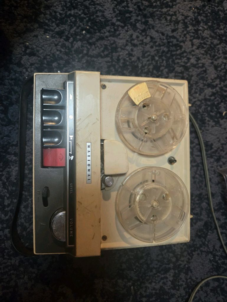 네쇼날 빈티지 휴대용 릴테이프 데크 팝니다--1