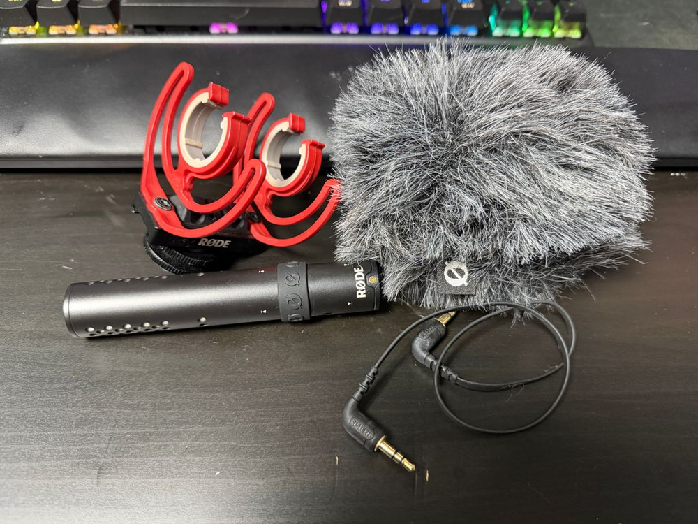 로데 비디오마이크 GO II + WS12 윈드실드--2