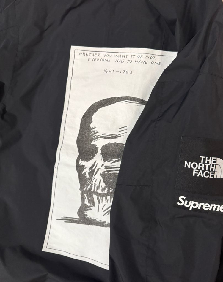 [M] 슈프림x노스페이스 마운틴 자켓 블랙--3