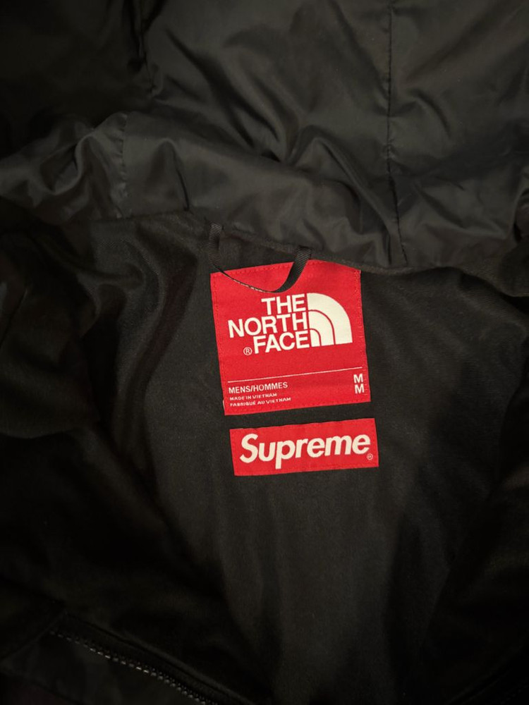 [M] 슈프림x노스페이스 마운틴 자켓 블랙--4