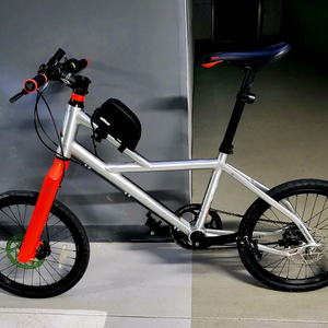 레어모델 미니벨로 캐논데일 훌리건3 실버 레프티