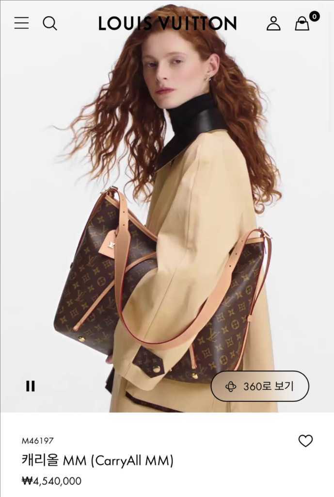 루이비통 캐리올 MM--8