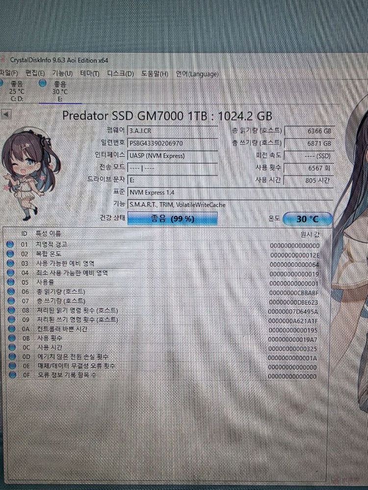 프레데터 gm7000 SSD 1TB--3
