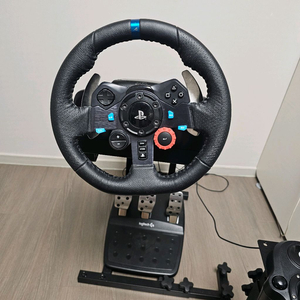 로지텍 G29 레이싱 휠 쉬프터 거치대 포함