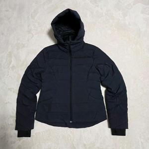 (4)여성 안다르 에어플라이 구스다운 패딩 점퍼 네이비 이미지