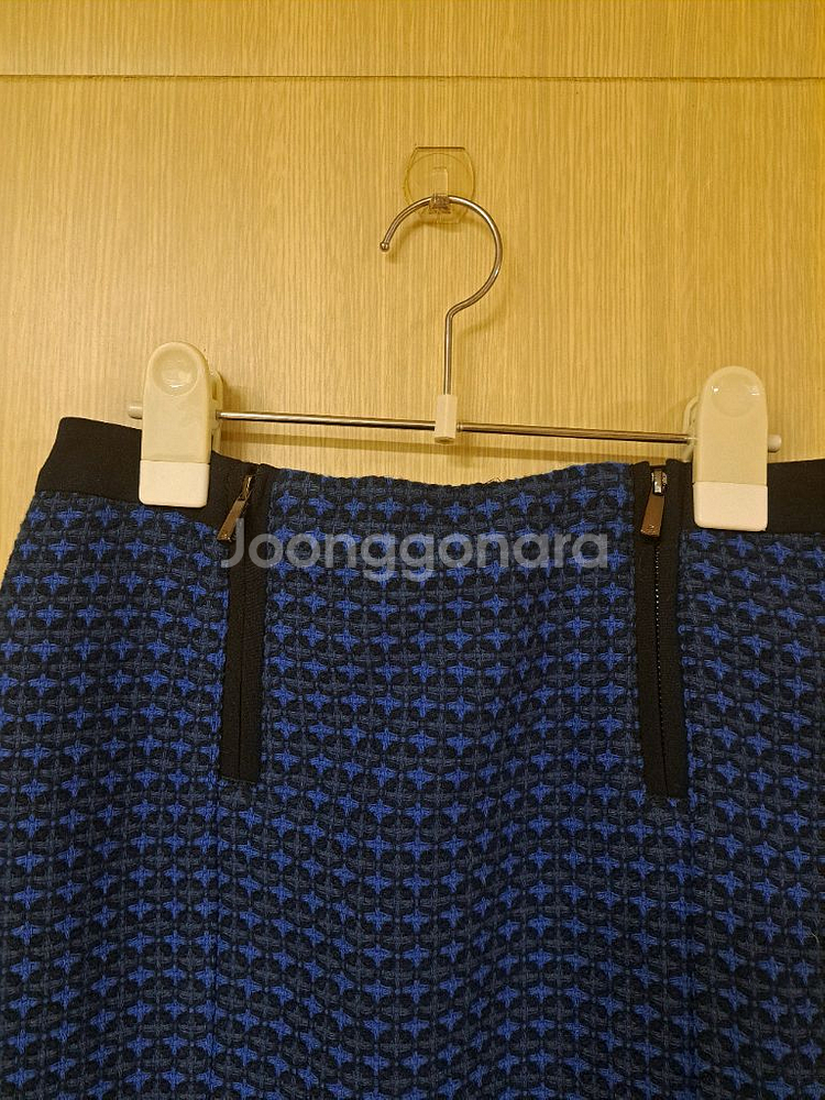 데이비드 로렌스 트위드 미디 스커트--1