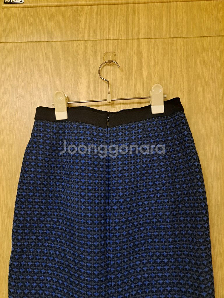 데이비드 로렌스 트위드 미디 스커트--3