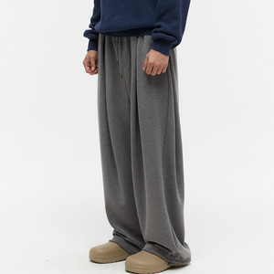 오버S) DNSR 딥 포턱 플로우 밴딩 팬츠 차콜그레이 디앤써 디엔써