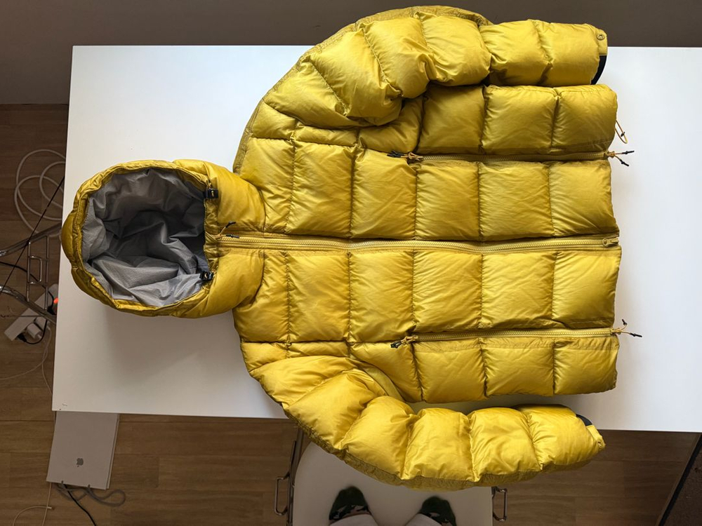 UNAFFECTED x Hello Sunrise 언어펙티드 x 헬로 선라이즈 패딩점퍼 Hooded Down Jump--2