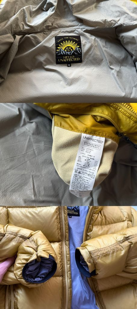 UNAFFECTED x Hello Sunrise 언어펙티드 x 헬로 선라이즈 패딩점퍼 Hooded Down Jump--6