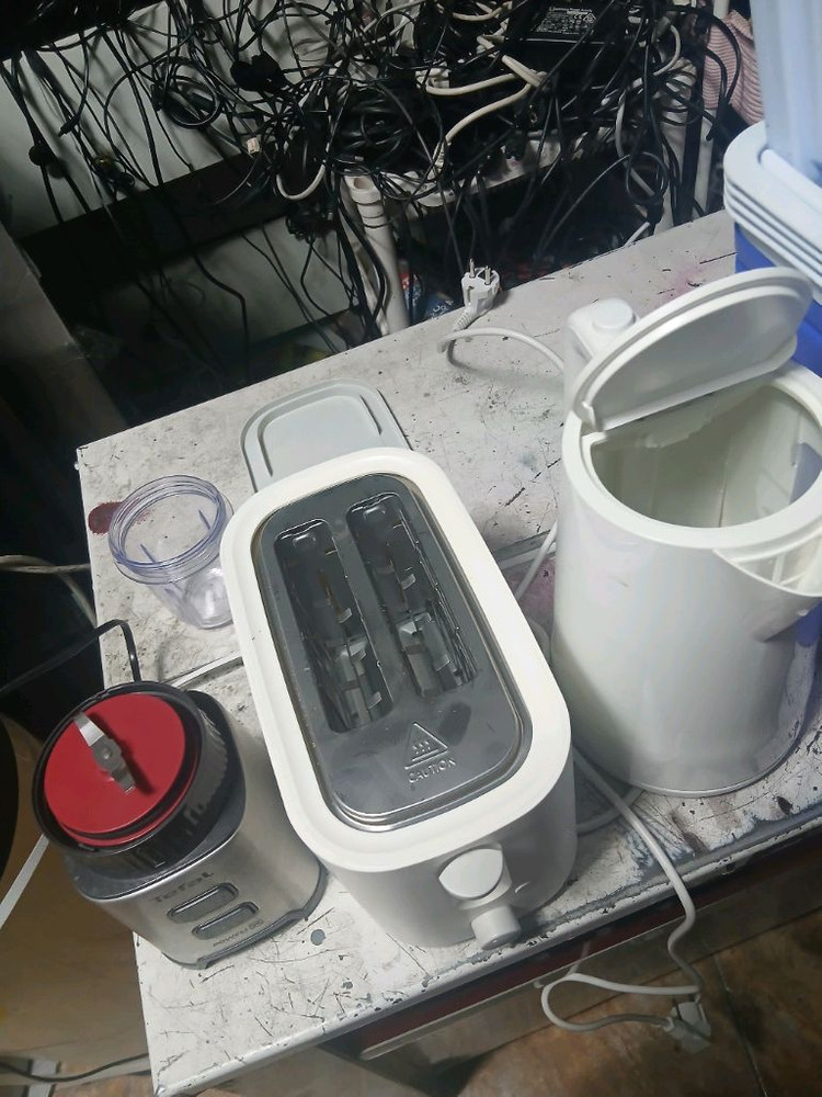 아이스박스 +커피프트+소형믹서기+토스트기--2