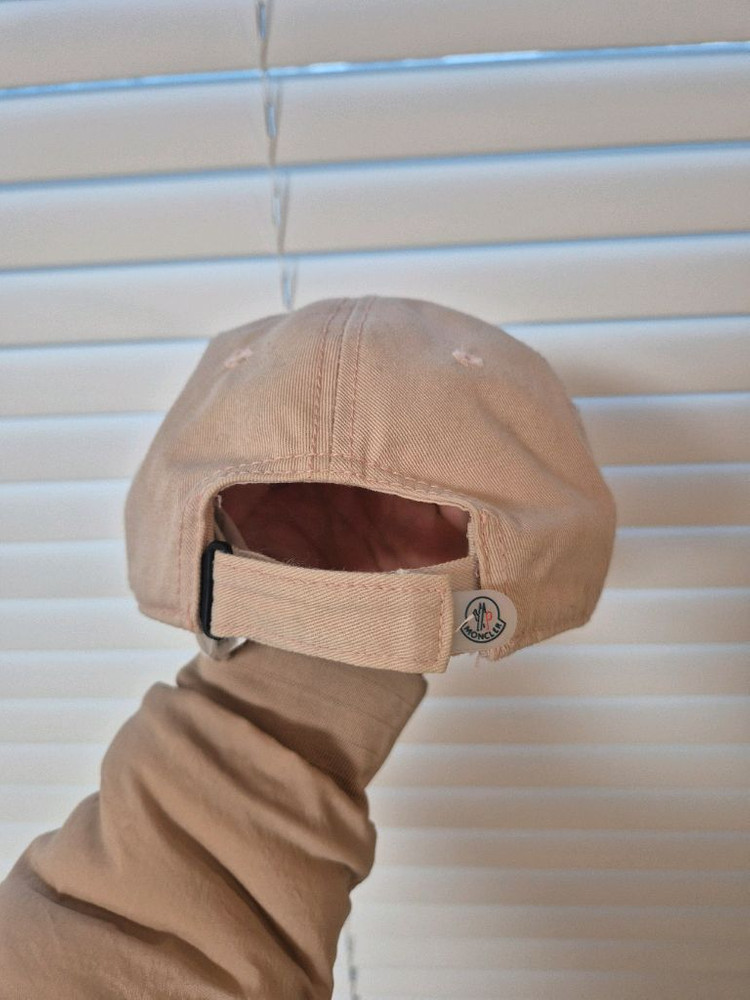 몽클레어 연핑크 키즈 캡(m사이즈)--1