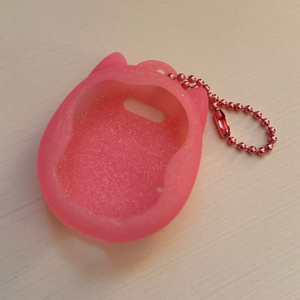 다마고치 유니 글리터 실리콘케이스 핑크