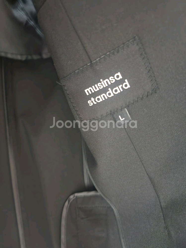 (거의 새상품)쿨탠다드 릴렉스드 베이식 블레이저 L(100~105) 블랙--3