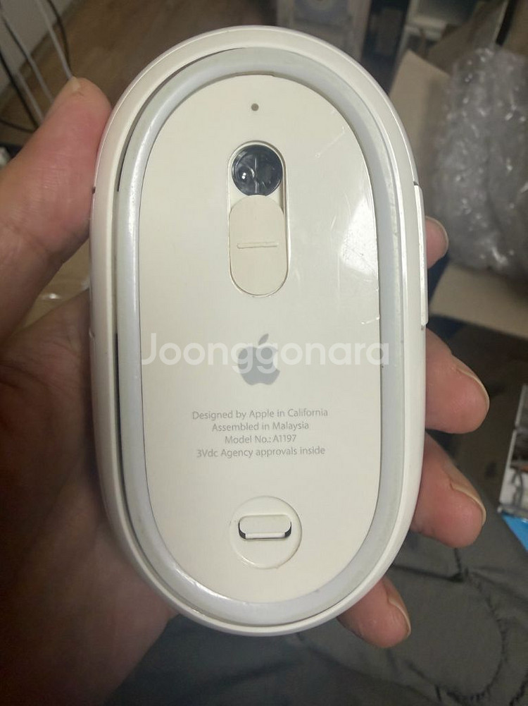 애플 매직 마우스 화이트 디스플레이용--1