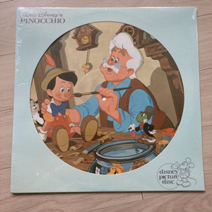 빈티지 미개봉 피노키오 픽쳐디스크 바이닐 lp 픽처디스크 디즈니 이미지