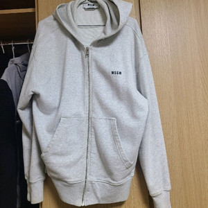 MSGM 후드집업 M 회색 (100사이즈 추천)