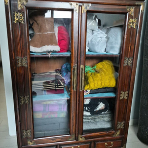 원목 진열장 수납장 앤틱 고가구