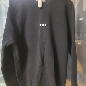 MSGM 블랙 맨투맨 L 사이즈