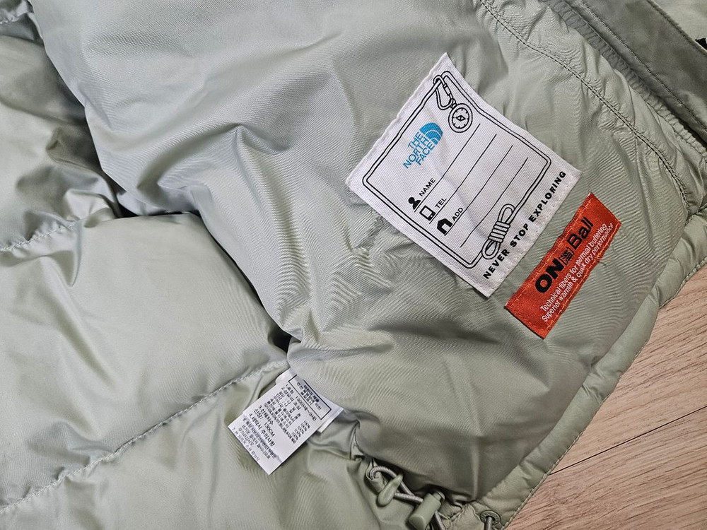 노스페이스키즈 온볼 패딩 130 (깨끗함)--4