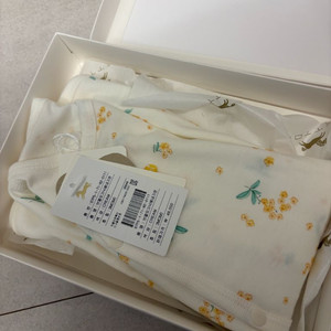 에뜨와 브엘오가닉배내가운 선물세트 신생아선물 아기선물 이미지