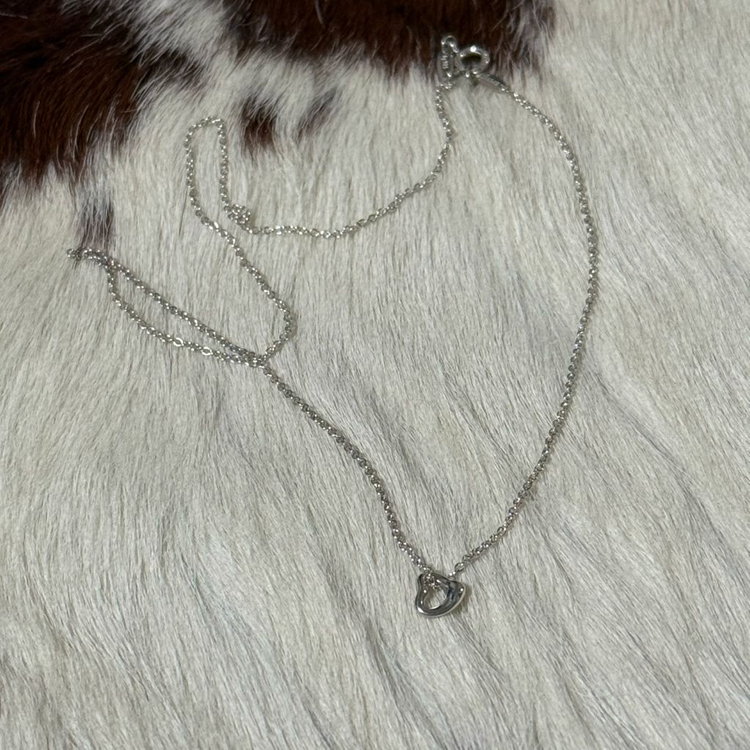 티파니앤코 엘사 퍼레티 오픈 하트 7mm 목걸이 판매합니다.--2