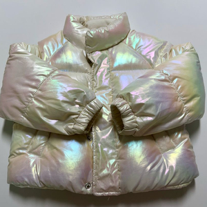 스파오 덕다운 오로라 패딩 110