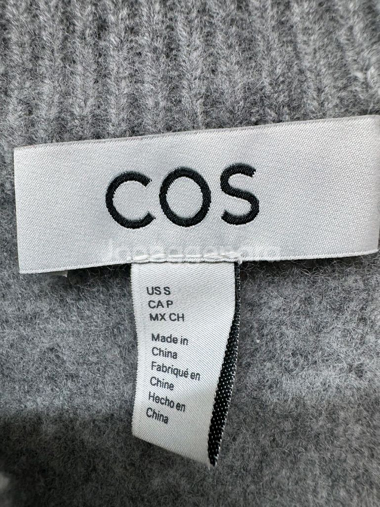 코스 새상품급 울 크루넥 가디건 (55)--4