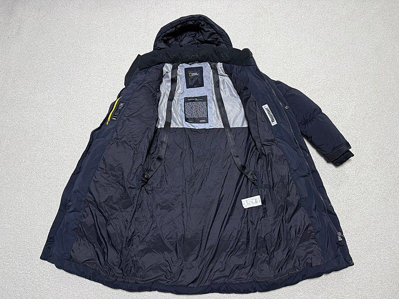 내셔널지오그래픽 카이만 프로 구스다운 롱패딩 남성용 90사이즈 이미지