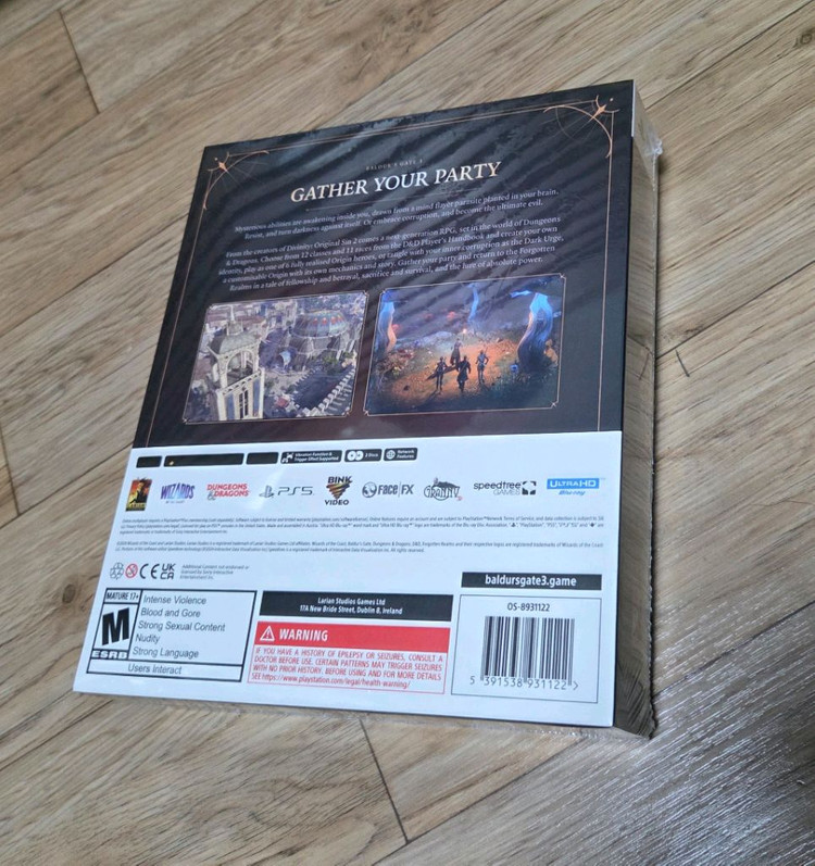 PS5 발더스게이트3 디럭스 에디션 - 미개봉 새제품 (한국어)--1