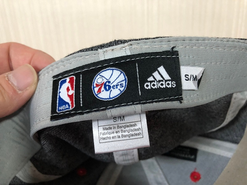 NBA 아디다스 필라델피아 세븐티식서스 모자/캡 S-M 이미지