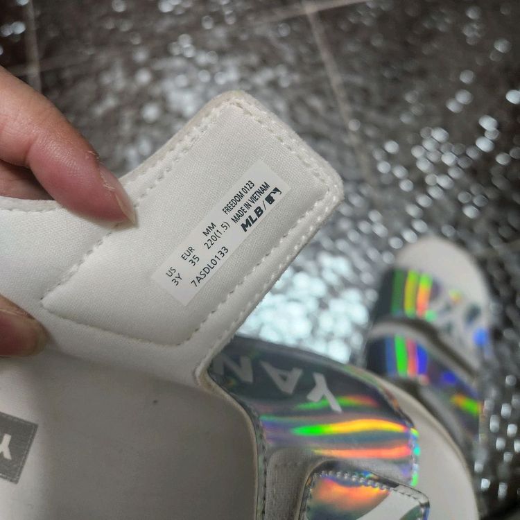 MLB 키즈 샌들 실버 220(3회착용) 이미지