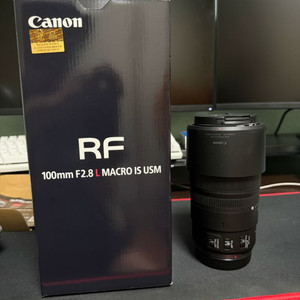 RF 마크로 렌즈 100mm F2.8 L IS USM 박스 풀세트