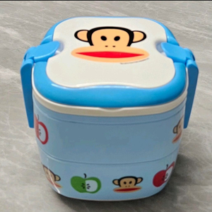 폴프랭크 2단 도시락 단품 새상품