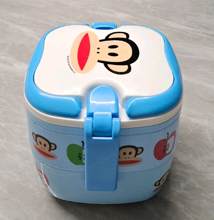 폴프랭크 2단 도시락 단품 새상품--1