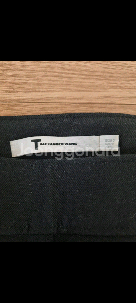 알렉산더왕 블랙 면바지 0사이즈 25인치 Alexander wang--2