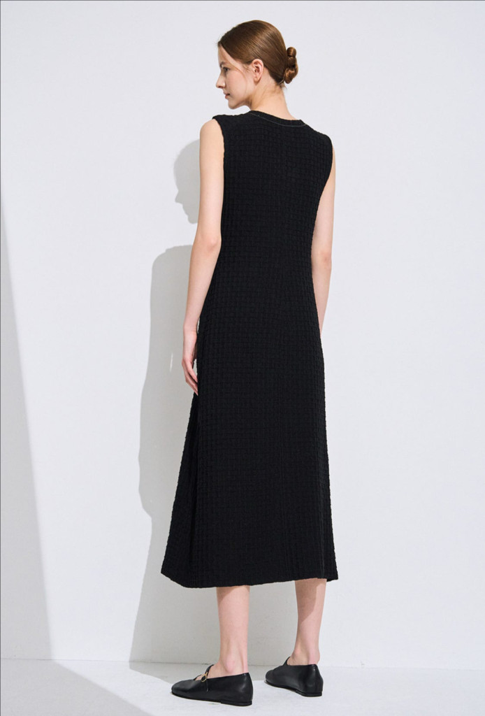 니트 가디건 드레스 세트--3