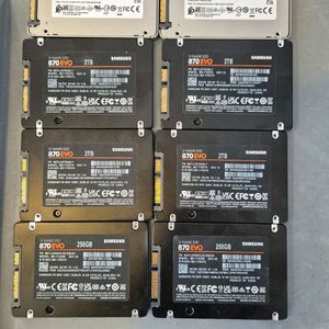 삼성870EVO 2TB 4개.mx500 2TB 2개 팝니다