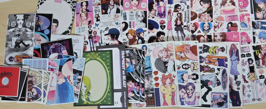 NANA 나나 만화 애니 소장용 인스 인믹 스티커 띵 처분--2