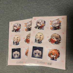 소녀전선2 망명 캐릭터 스티커 6종 세트