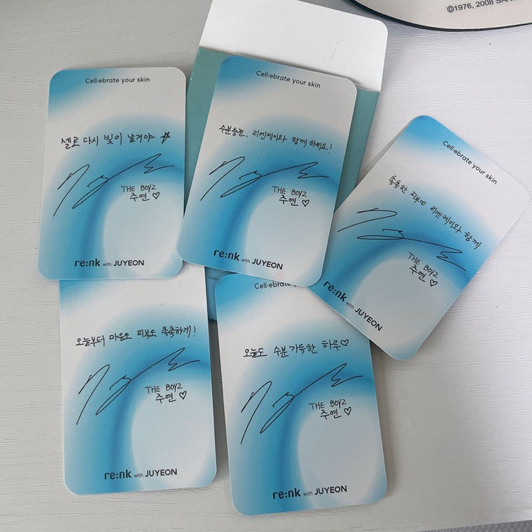 더보이즈 주연 리엔케이 포카 5종 세트입니다.--1