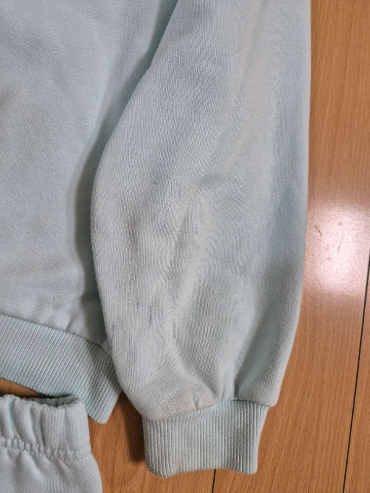 폴햄 키즈 기모 상하복 세트 130사이즈 셋업 이미지